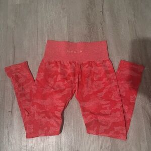 NVGTN Red Camo Leggings